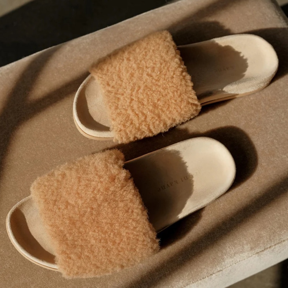 Jenni Kayne Shearling Slide Sandal